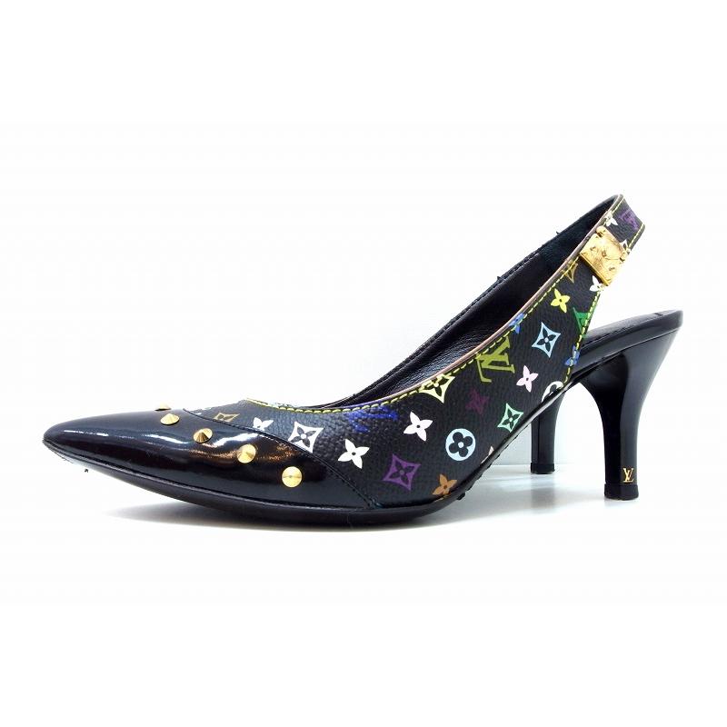ルイヴィトン LOUIS VUITTON モノグラム パンプス ハイヒール ルイヴィトンスタッズパンプスモノグラム