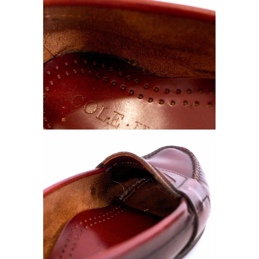 コールハーン　バーガンディ レザー ローファー　ボルドー COLE HAAN（コールハーン） レザー ローファー メンズ メンズ ・6.5