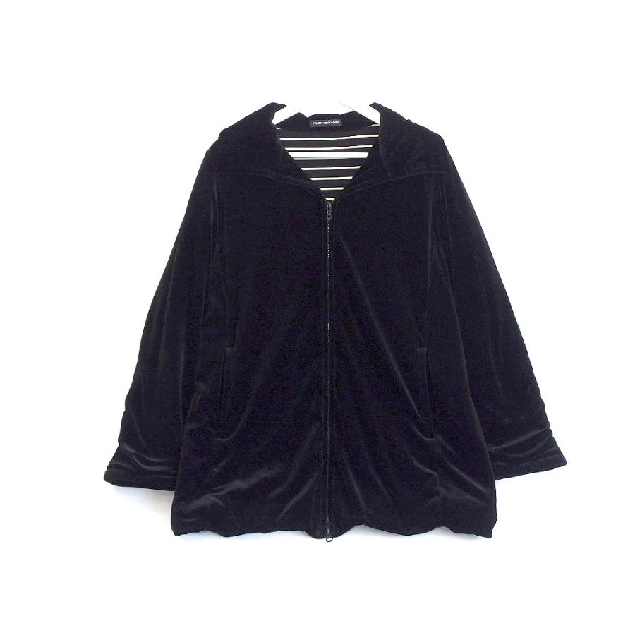FOXEY フォクシー ベロア ジップアップブルゾン 中綿 アウター