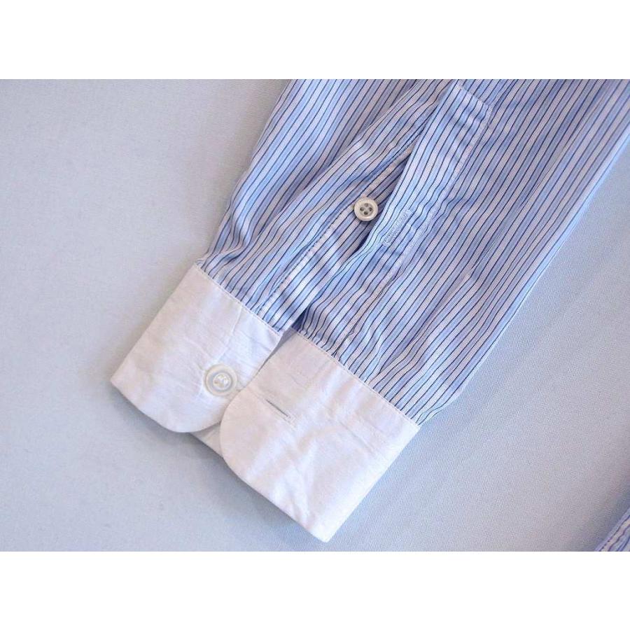 PRADA（プラダ） ストライプ コットン 長袖シャツ メンズ ・48 15 3/4