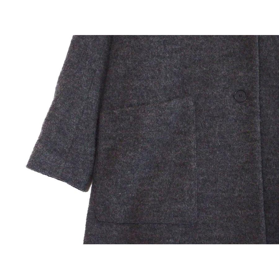 LACOSTE（ラコステ） ノーカラーコート 厚地 オーバーコート