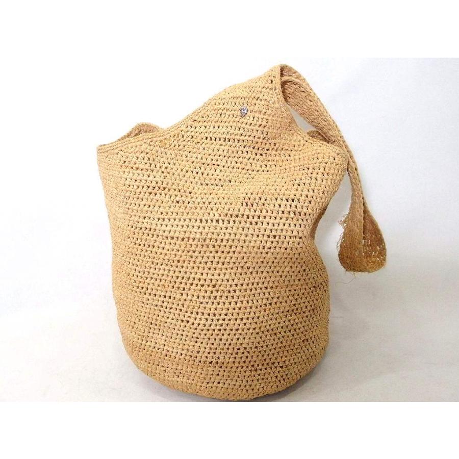 Helen 長め Kaminski ヘレンカミンスキー トート バッグ カゴ ストロー 