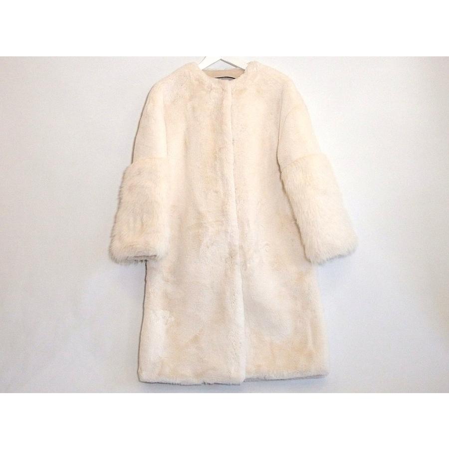 Loulou Willoughby ルルウィルビー フェイクファー ノーカラー ロング 