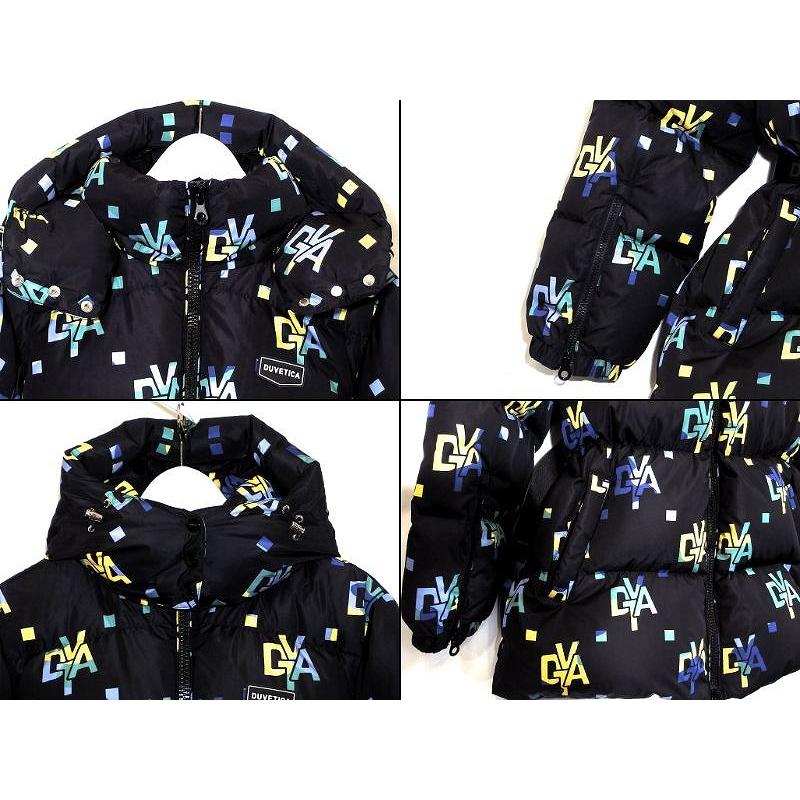 【中古】デュベティカ DUVETICA 23AW パファージャケット ダウン ジップアップ 44 ブラック /HK ■OS レディース DUVETICA（デュベティカ） 【23AW】新作 パファージャケット ダウン