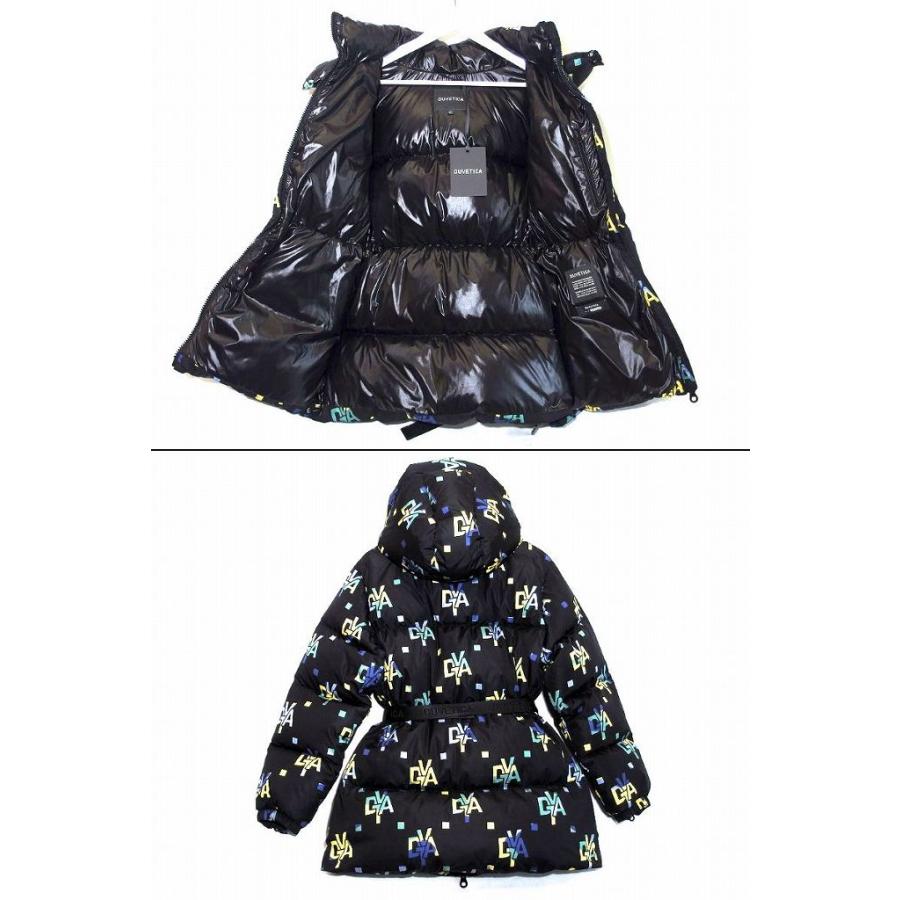 【中古】デュベティカ DUVETICA 23AW パファージャケット ダウン ジップアップ 44 ブラック /HK ■OS レディース DUVETICA（デュベティカ） 【23AW】新作 パファージャケット ダウン