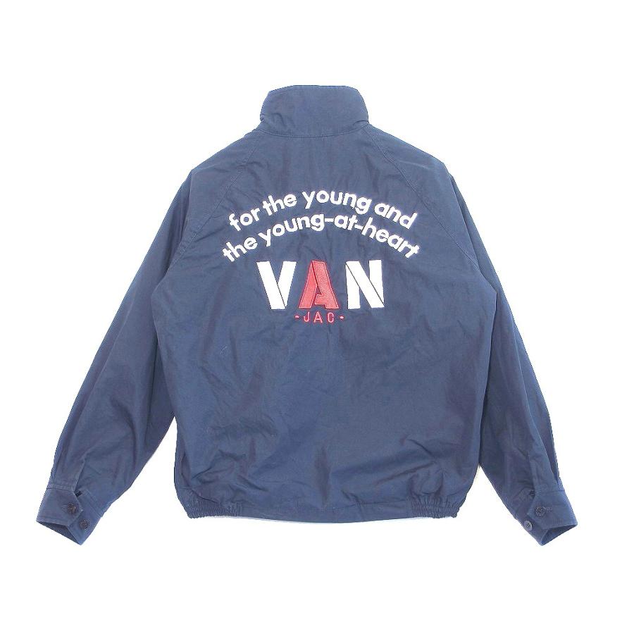 VAN / スウィングトップ/S/コットン/NVY/JC-10551/襟薄汚れ有 VAN Jacket ヴァンヂャケット ＜現行アップデート版＞VAN定番バック