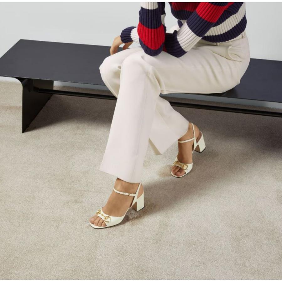 GUCCI（グッチ） 【今季】ホースビット付き ミッドヒール レザー