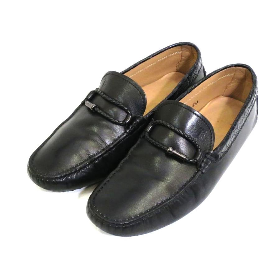 靴/シューズ TOD'S スエード ドライビングシューズ レザー ローファー