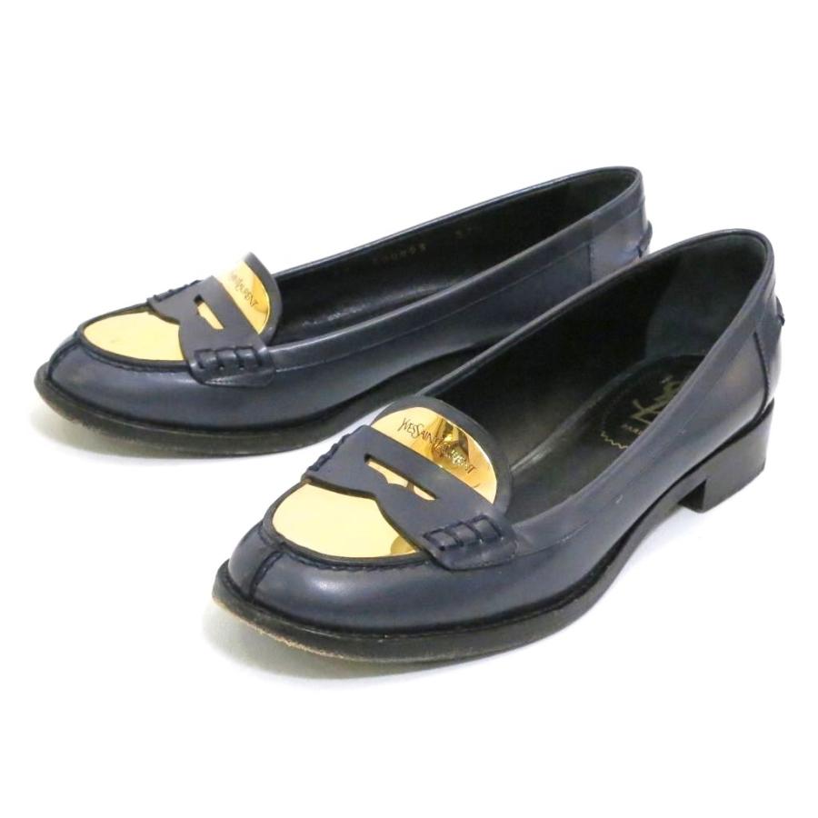 Yves Saint Laurent（イヴ・サンローラン） レザー ローファー