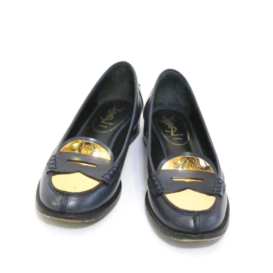 Yves Saint Laurent（イヴ・サンローラン） レザー ローファー
