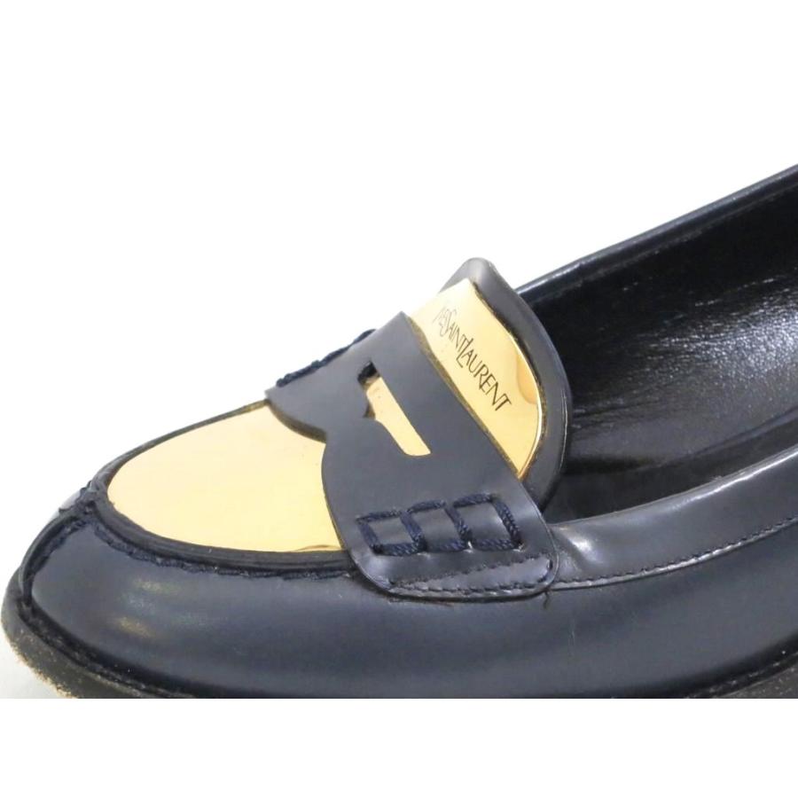 Yves Saint Laurent（イヴ・サンローラン） レザー ローファー