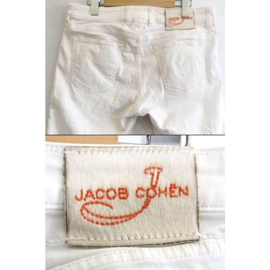 JACOB COHEN（ヤコブ コーエン） ホワイトデニム オレンジステッチ 