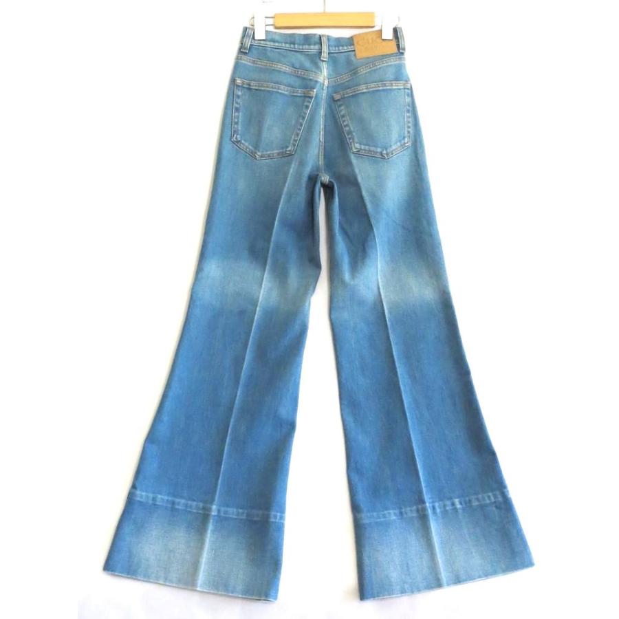 GUCCI（グッチ） 【現行タグ】ウォッシュド デニムフレアパンツ ホース
