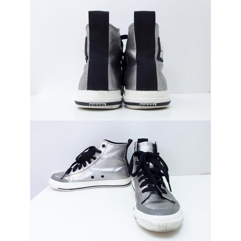 DIESEL（ディーゼル） ハイカット スニーカー レザー ・24.0cm