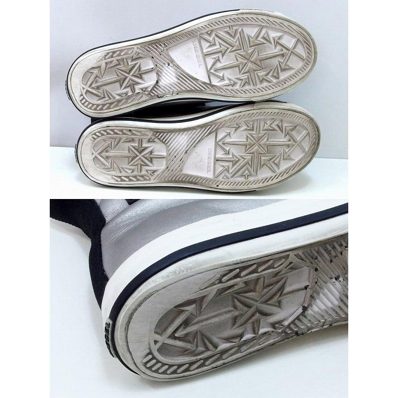 DIESEL（ディーゼル） ハイカット スニーカー レザー ・24.0cm
