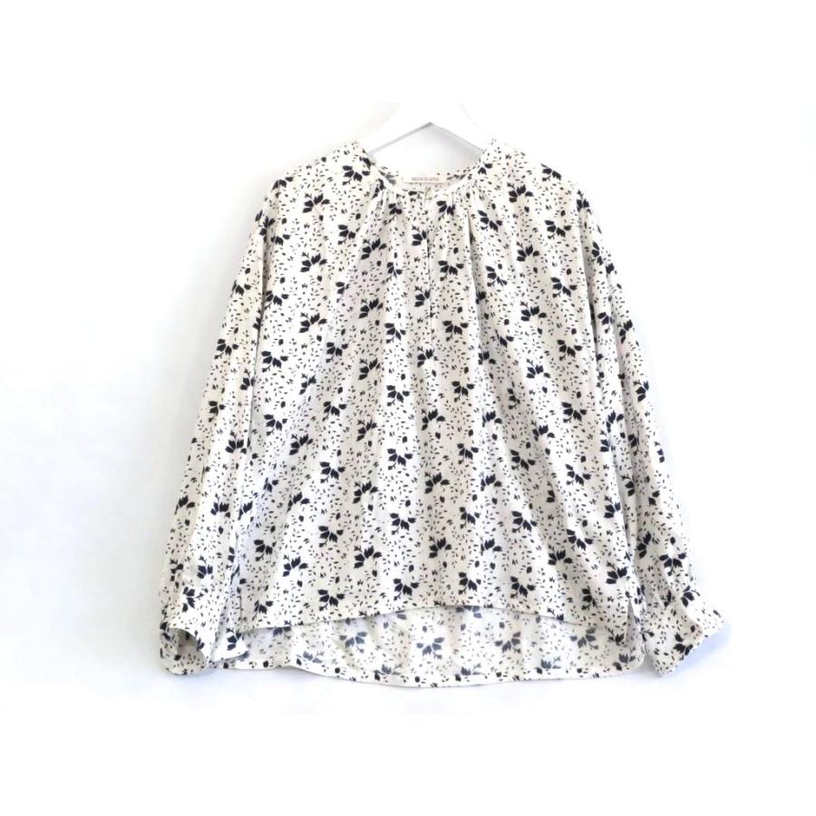 HOUSE OF LOTUS ハウス オブ ロータス 総柄 長袖 バンドカラー