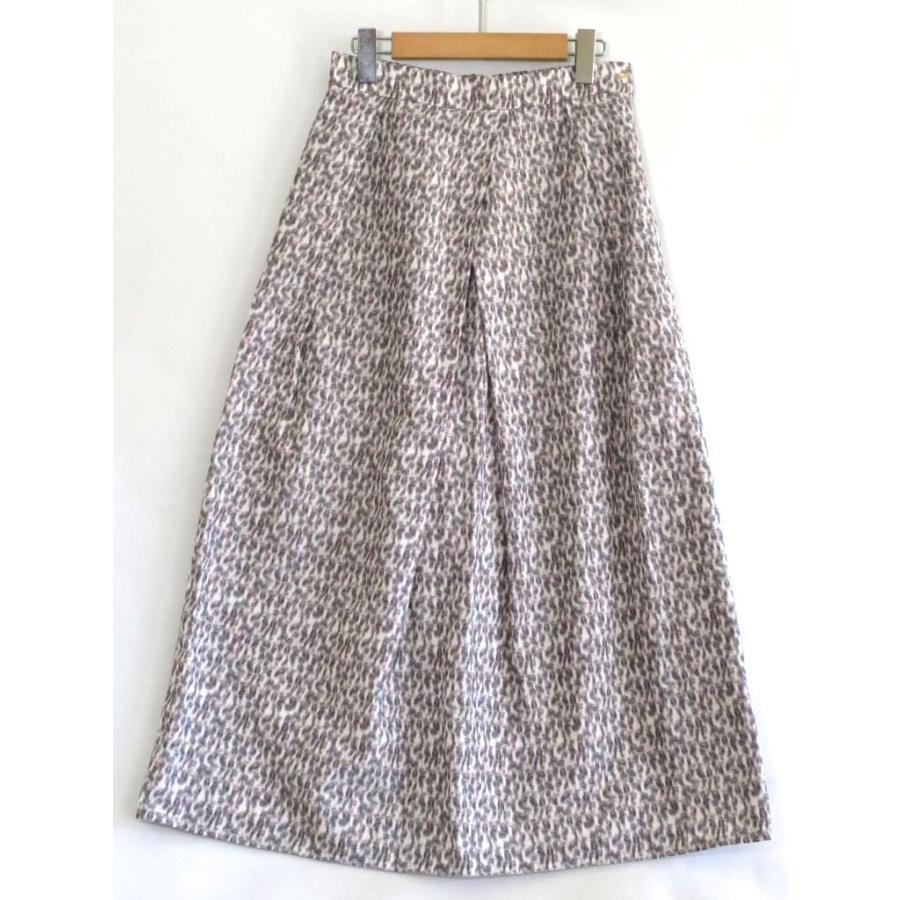 DRAWER Drawer ドゥロワー 24SS レオパードプリント タック