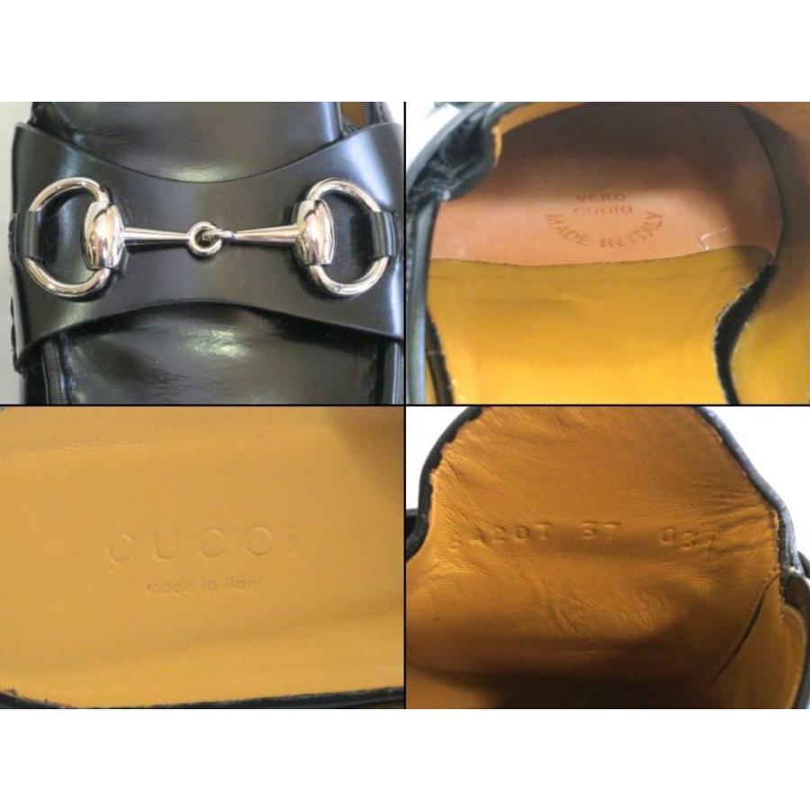 GUCCI（グッチ） ホースビット ミュール レザー厚底シューズ ・37