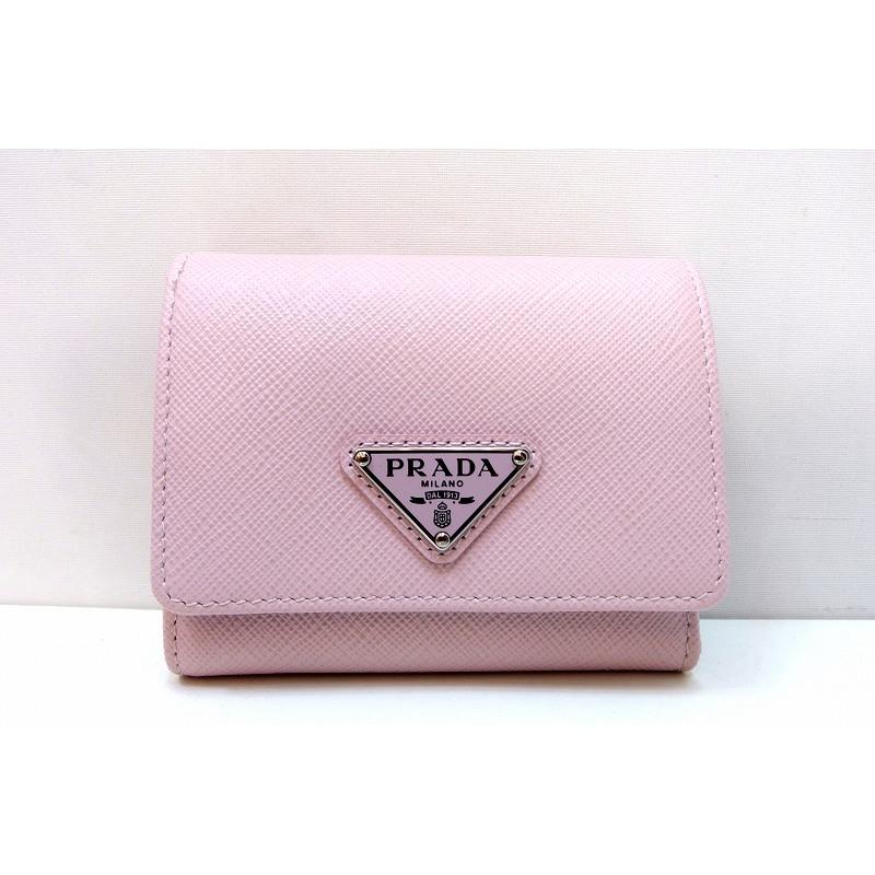 PRADA（プラダ） サフィアーノトライアングル 財布 三つ折り