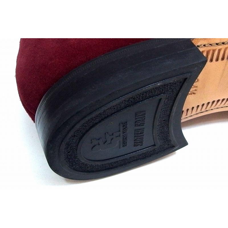 スコッチグレイン（SCOTCH GRAIN） スエード 内羽根式ストレートチップ