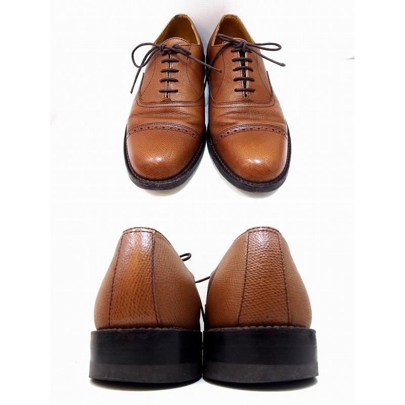 REGAL（リーガル） シボ革 パンチドキャップトゥ ストレートチップ