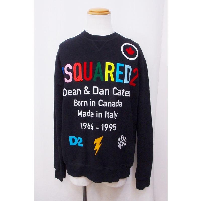 DSQUARED2 メンズ クルースウェット 品番S74GU0520 新品DSQUARED2 メンズ クルースウェット 品番S74GU0520