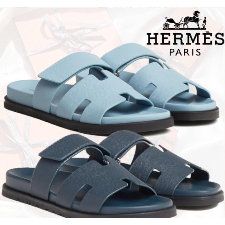 ヘルメス（サントリー） HERMES エルメス コンフォート レザーサンダル 