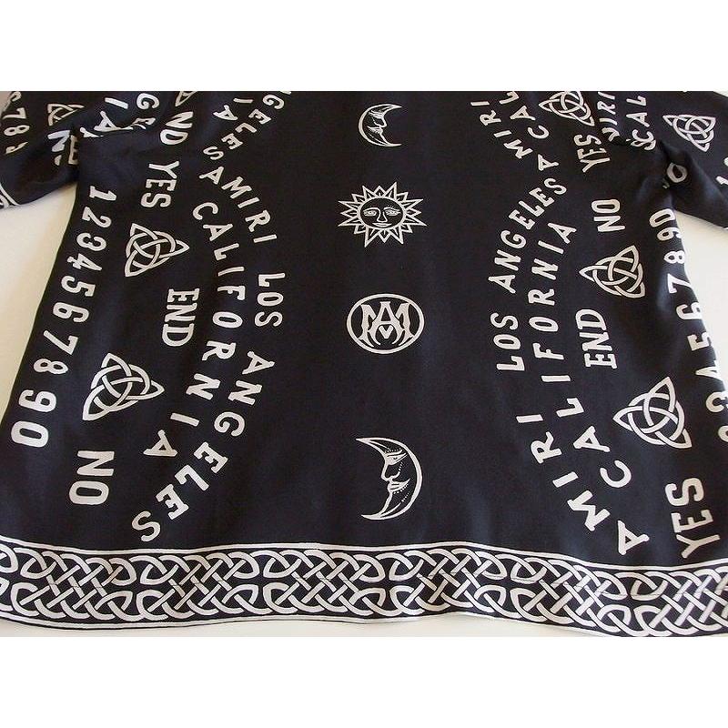 AMIRI アミリ 【23SS】新作 OUIJA BOARD ボウリング シルクシャツ 総柄 