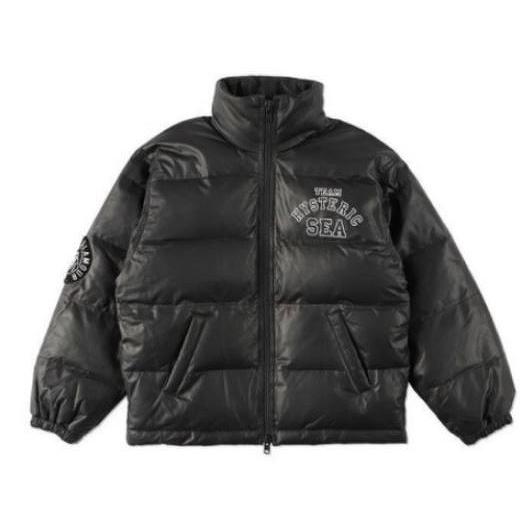 WIND AND SEA×HYSTERIC GLAMOUR レザーダウンジャケット メンズ WIND AND SEA×HYSTERIC GLAMOUR レザーダウンジャケット メンズ