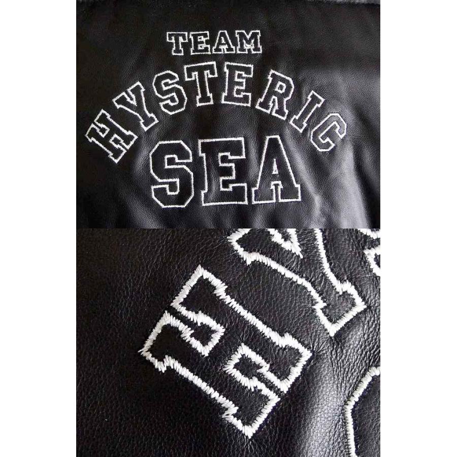 WIND AND SEA×HYSTERIC GLAMOUR レザーダウンジャケット メンズ WIND AND SEA×HYSTERIC GLAMOUR レザーダウンジャケット メンズ