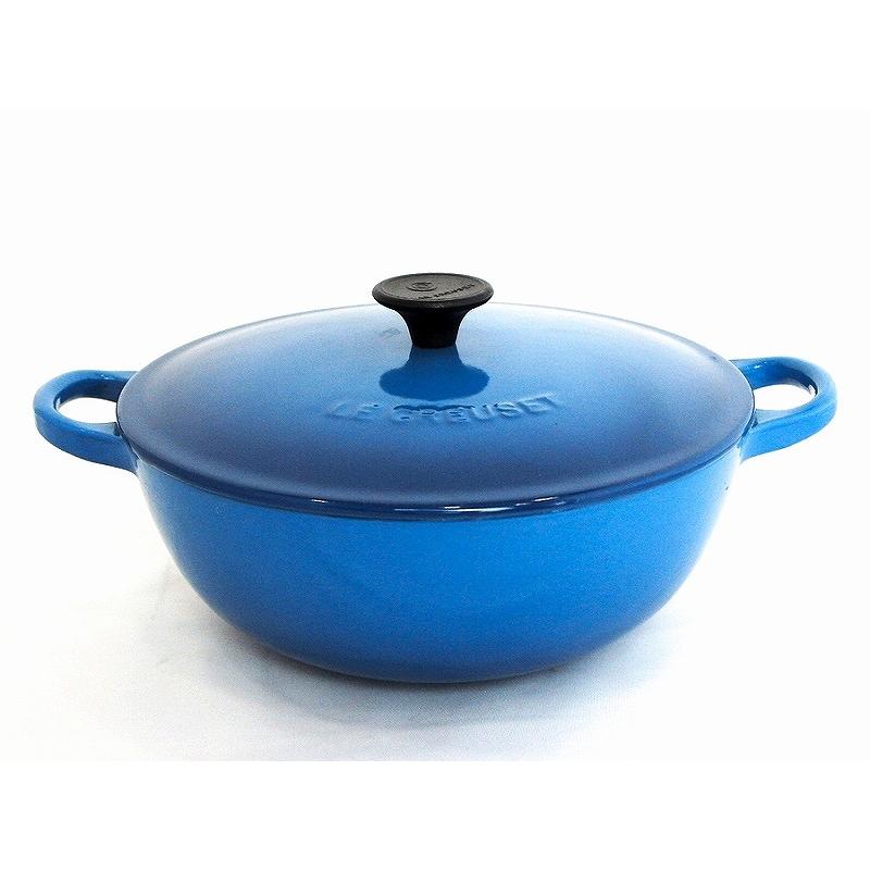 Le Creuset ル・クルーゼ 【日本未発売色】マルミット 22cm　両手鍋 マルセイユブルー : sy4612205153 :  Visionヤフーショッピング店 - 通販 - Yahoo!ショッピング