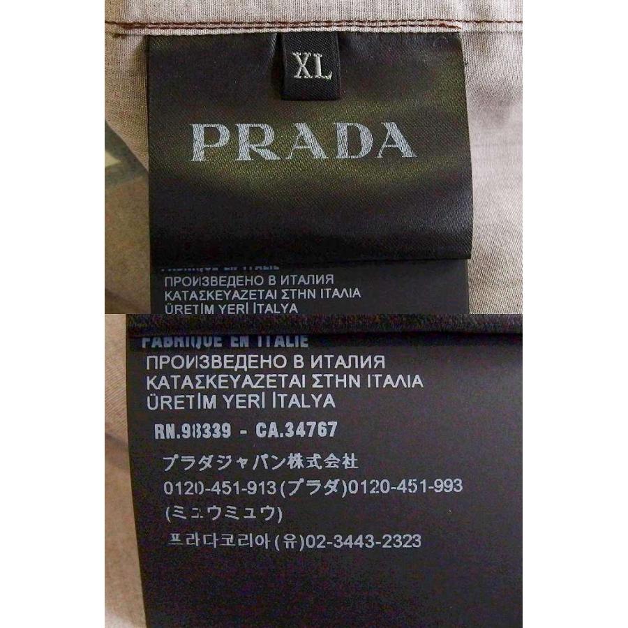 PRADA（プラダ） 【23SS】半袖 プリントコットン シャツ メンズ