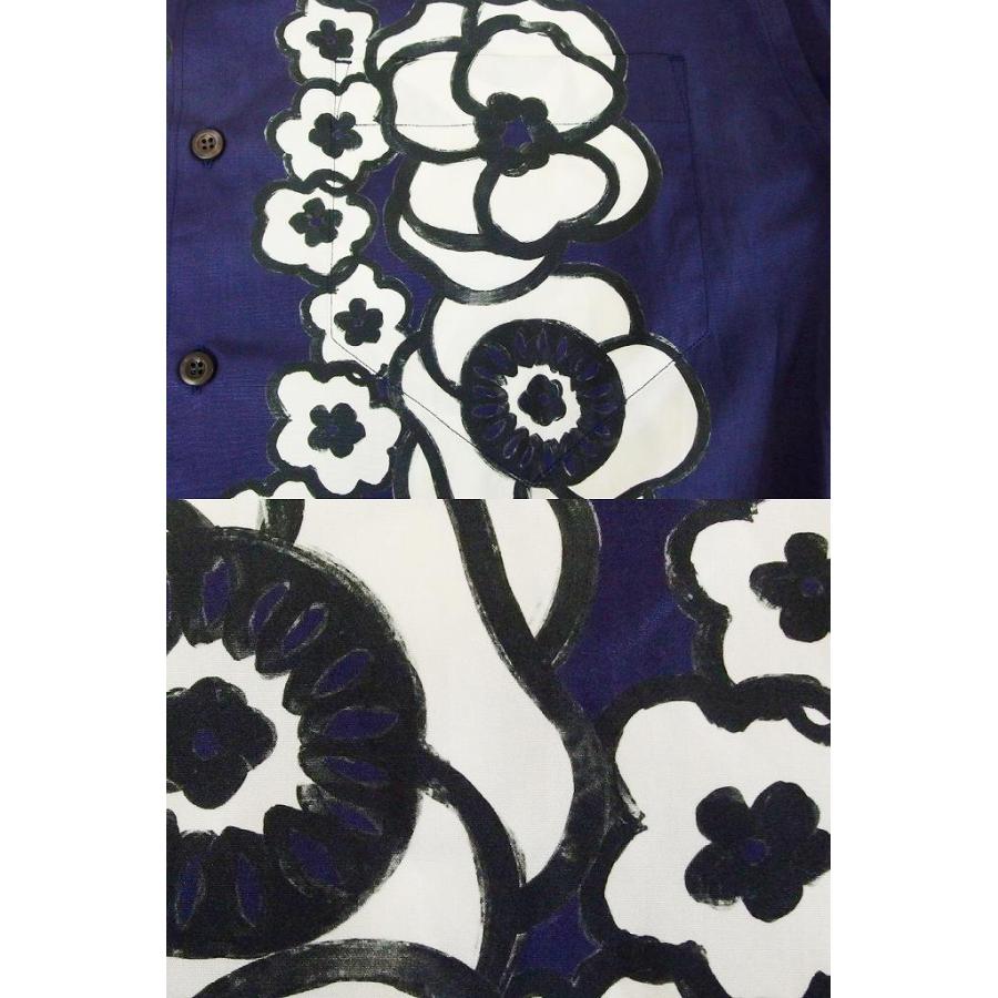 PRADA（プラダ） 【23SS】半袖 プリントコットン シャツ メンズ XL
