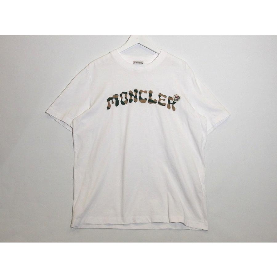 MONCLER モンクレール 23SS Tシャツ ロゴ 迷彩 コットンTEE メンズ ・M 