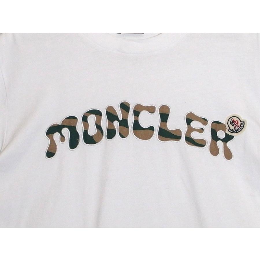 MONCLER モンクレール 23SS Tシャツ ロゴ 迷彩 コットンTEE メンズ ・M 