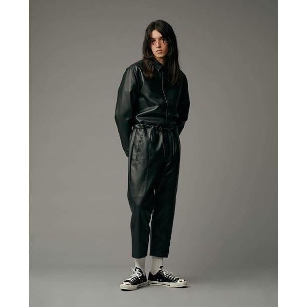 ESTNATION エストネーション Trousers フェイク/エコレザー ウエスト  