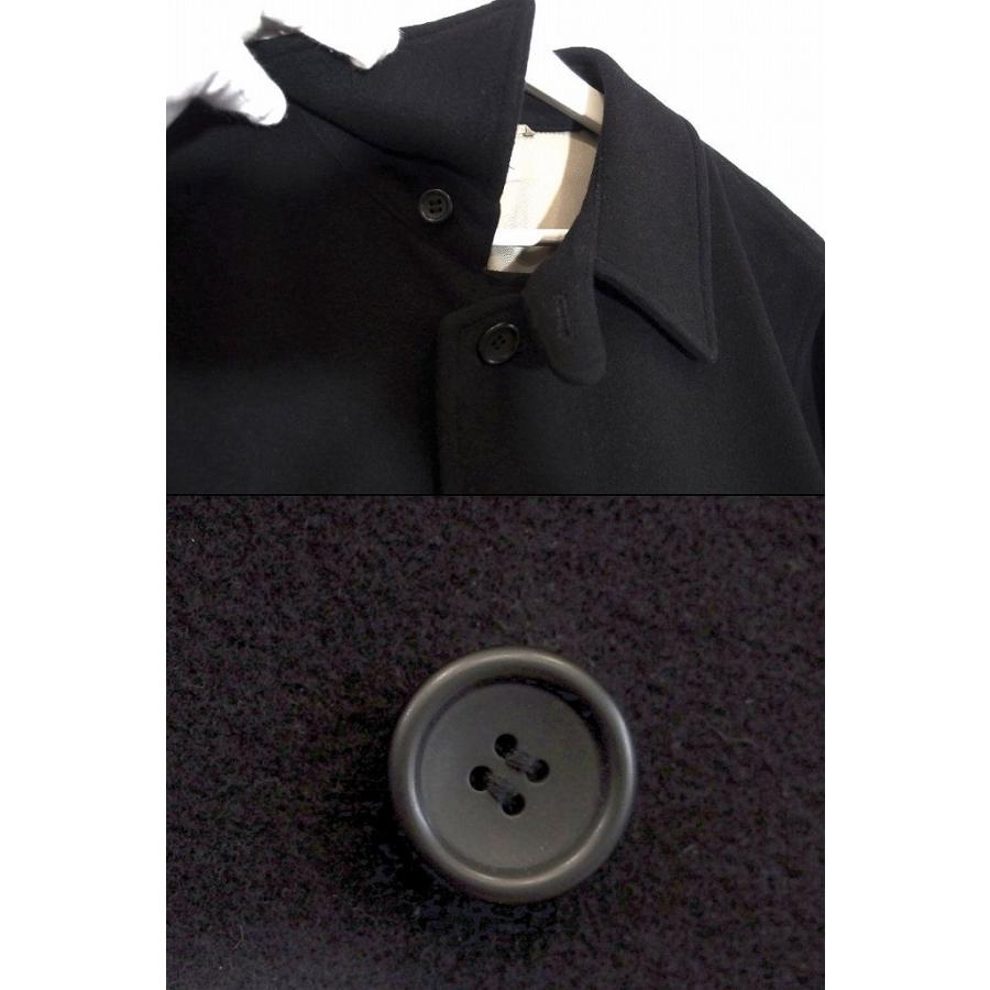 大きいサイズ ポールスミス ブラック ウール アンゴラ ロングコート XL