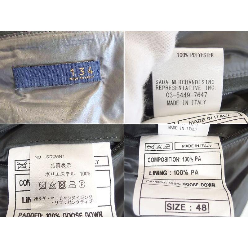 Maker's Shirt メーカーズシャツ鎌倉 134 Napoli　イタリア製　ダウンジャケット メンズ ・48 チャコールグレー_5