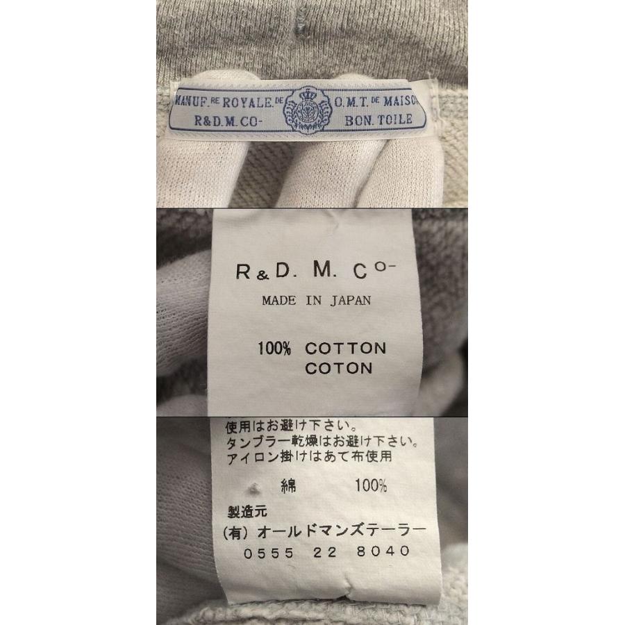 OLDMANS TAILOR 裏起毛スウェットパンツ R&D.M.Co- オールドマンズテーラー コットン 裏起毛 テーパード