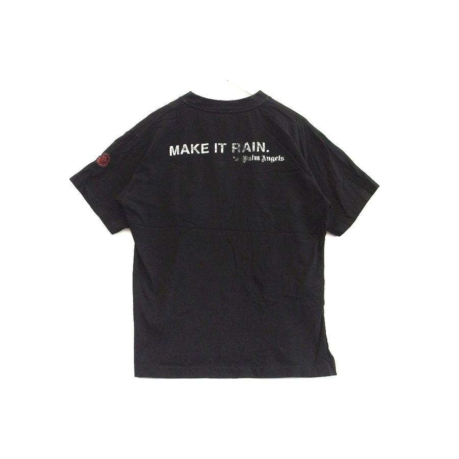 良品✨モンクレール MAGLIA マグリア Tシャツ ビッグロゴ 黒×白 XL MONCLER（モンクレール） 8 *PALM ANGELS マグリア Tシャツ MAGLIA T