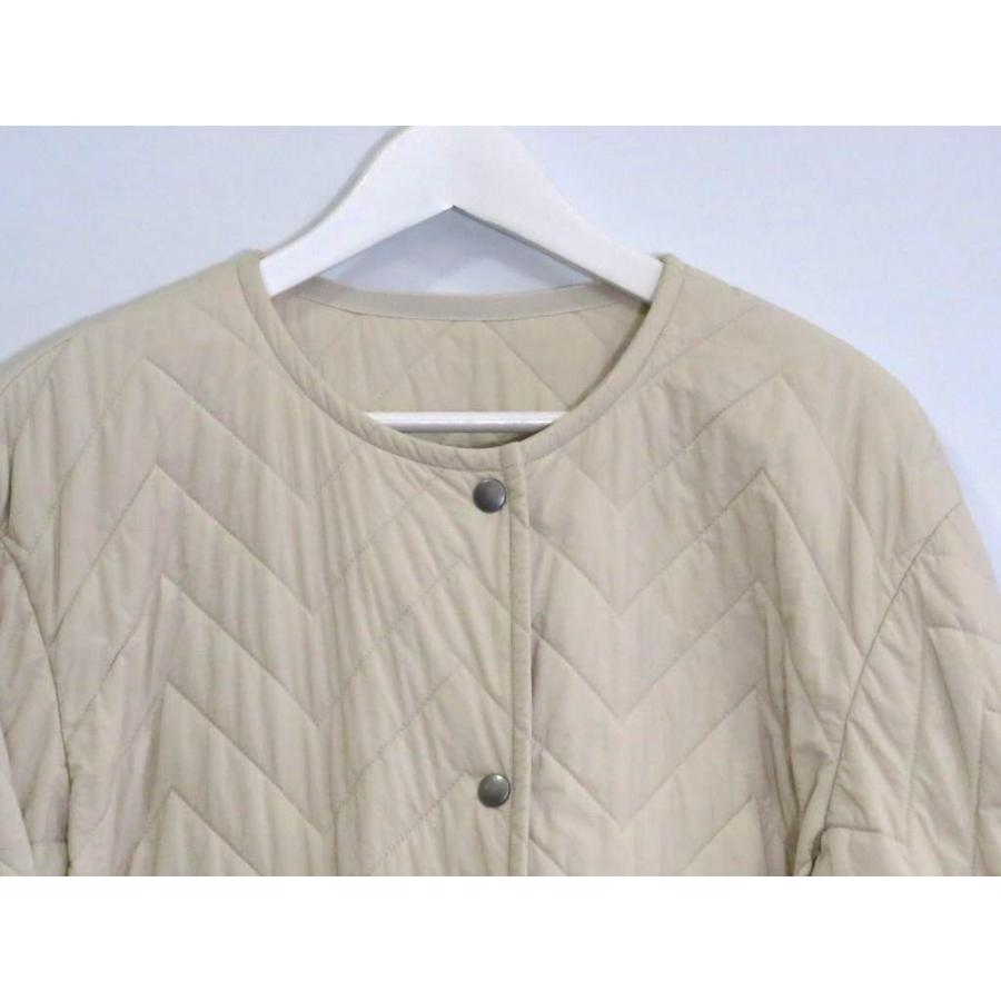 theory luxe（セオリーリュクス） 20AW キルティング ノーカラーコート 