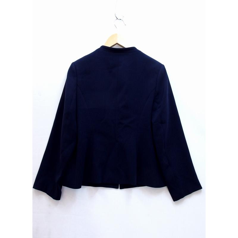 【試着のみ♡未使用】セオリー　Tailor Crepe ノーカラージャケット00 theory（セオリー） ノーカラージャケット Classic Crepe Clean Blazer