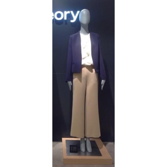 theory（セオリー） ノーカラージャケット Classic Crepe Clean Blazer 