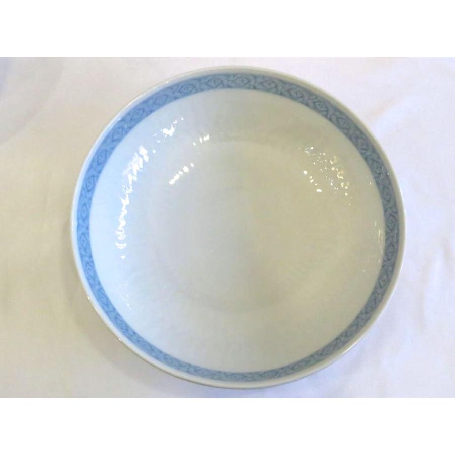 ＜貴重＞ ROYAL COPENHAGEN ロイヤル コペンハーゲン  ブルーファン シリーズ ボウル 4枚セット 22.5cm ホワイト|ブルーの画像