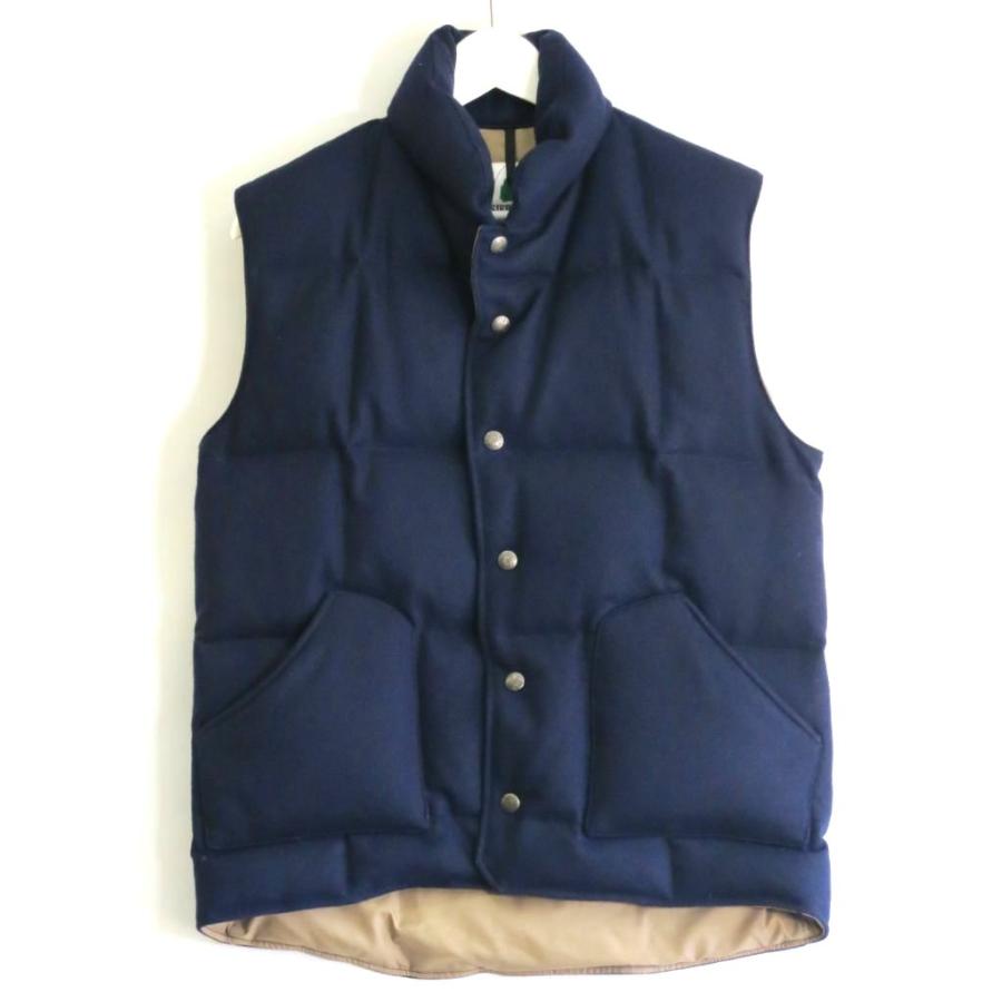 SIERRA DESIGNS シェラデザイン ウール×ナイロン ダウンベスト