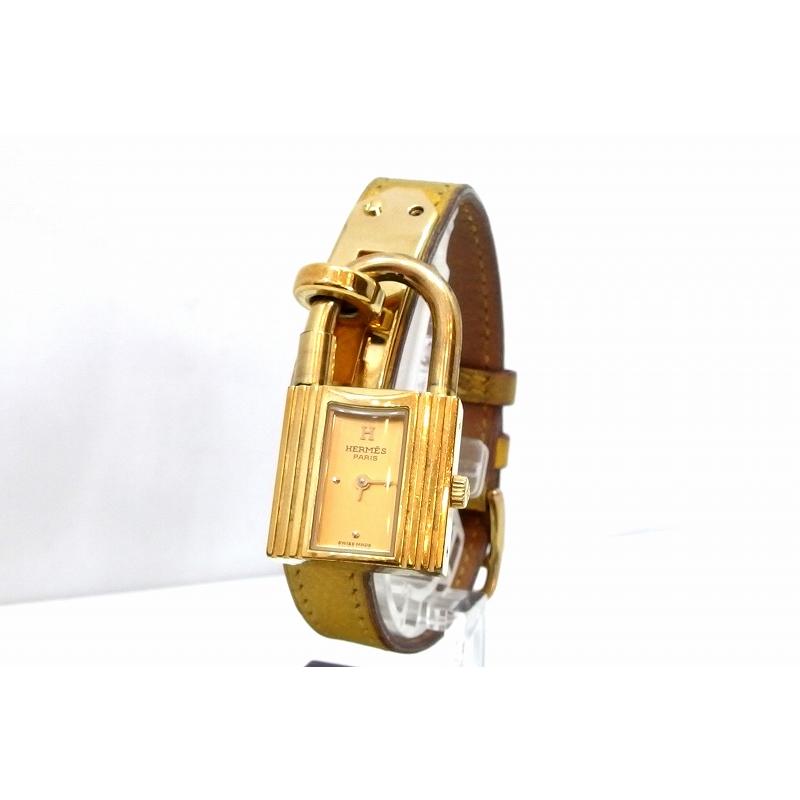 エルメス ケリーウォッチ 時計 ゴールド ヘルメス（サントリー） HERMES エルメス ケリーウォッチ QZ腕時計