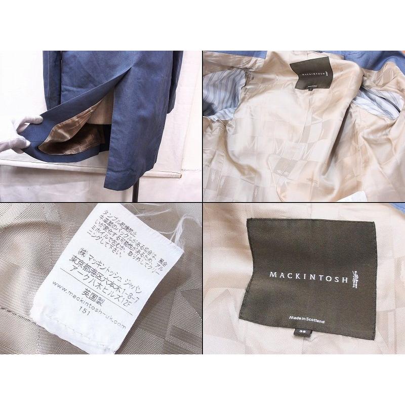 Mackintosh（マッキントッシュ） 英国製 麻×綿 ステンカラーコート