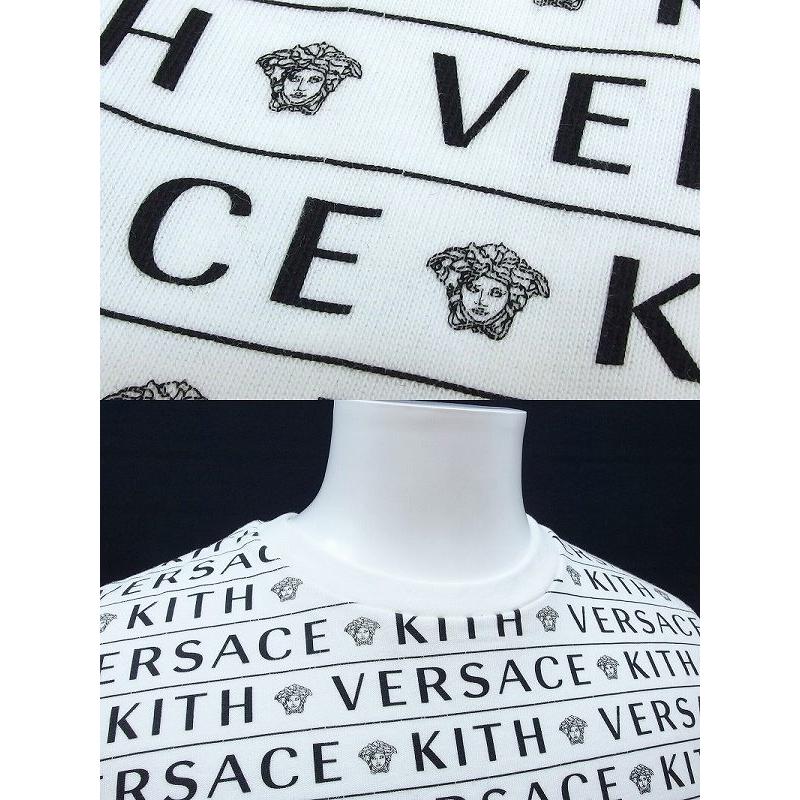 VERSACE ヴェルサーチ ×Kithキス ロゴ メデューサ モノグラム 半袖T 