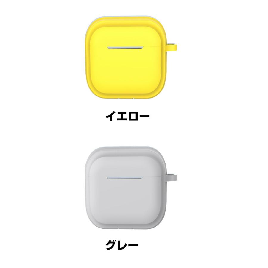 Apple Apple airpods4 第4世代 2024モデル用のケース シリコン素材