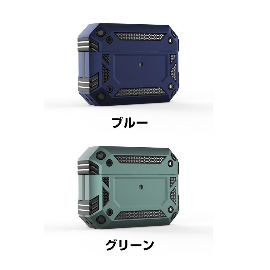 AirPods Pro2 ケース タフで頑丈 TPU&PC素材 カバー イヤホン ケース 